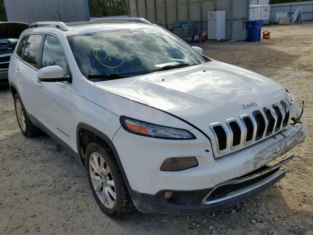 1C4PJLDS8EW314377 - 2014 JEEP CHEROKEE L WHITE photo 1