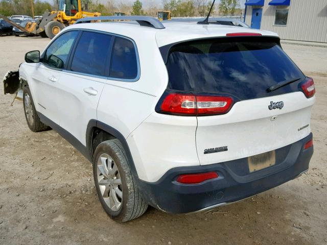 1C4PJLDS8EW314377 - 2014 JEEP CHEROKEE L WHITE photo 3