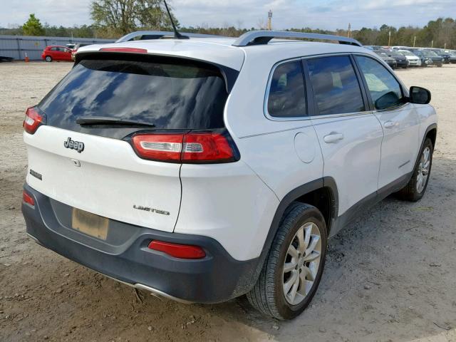 1C4PJLDS8EW314377 - 2014 JEEP CHEROKEE L WHITE photo 4