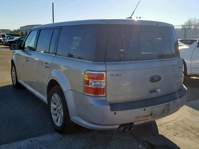 2FMDK52C19BA08115 - 2009 FORD FLEX SEL SILVER photo 3