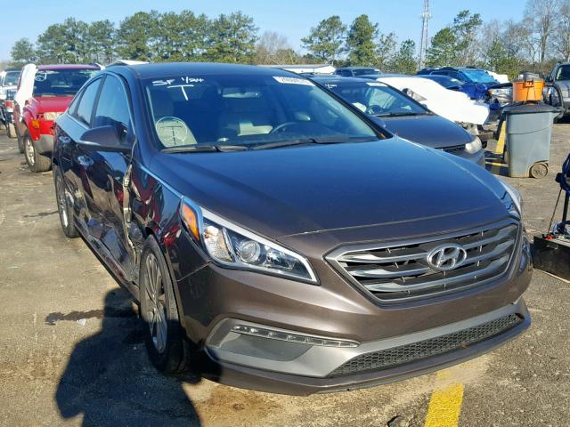 5NPE34AF6FH108514 - 2015 HYUNDAI SONATA SPO BROWN photo 1