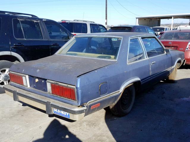 1FABP35X7DK177236 - 1983 FORD FAIRMONT F BLUE photo 4