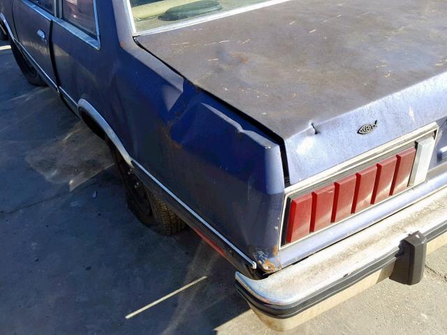 1FABP35X7DK177236 - 1983 FORD FAIRMONT F BLUE photo 9