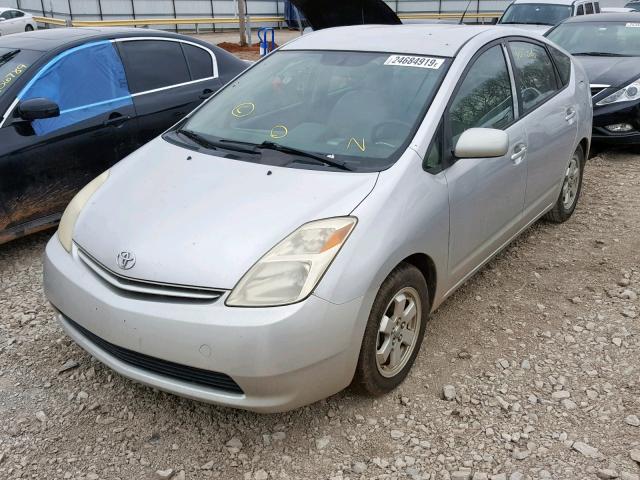 JTDKB22U557006518 - 2005 TOYOTA PRIUS SILVER photo 2