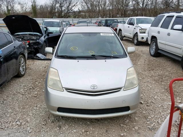 JTDKB22U557006518 - 2005 TOYOTA PRIUS SILVER photo 9