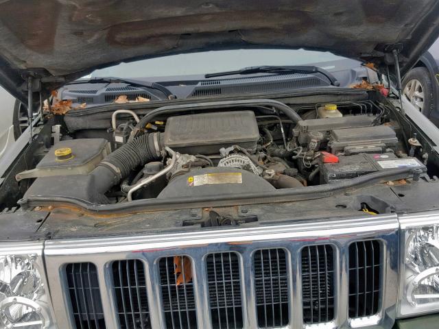 1J8HG48P27C679133 - 2007 JEEP COMMANDER GREEN photo 7