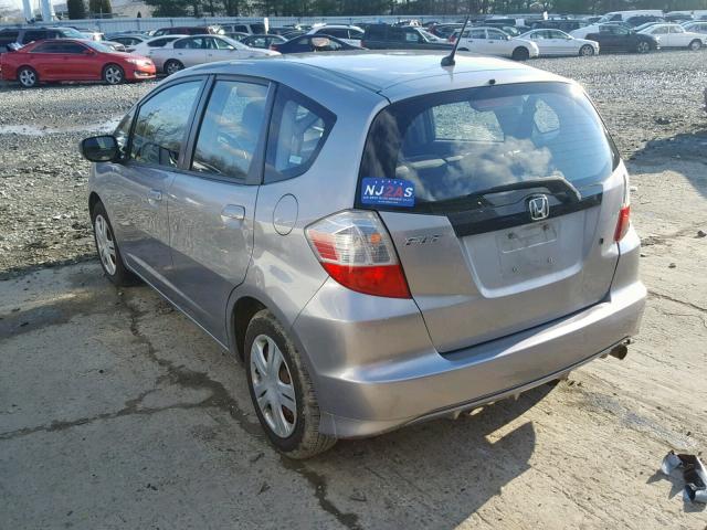 JHMGE88279S005698 - 2009 HONDA FIT SILVER photo 3