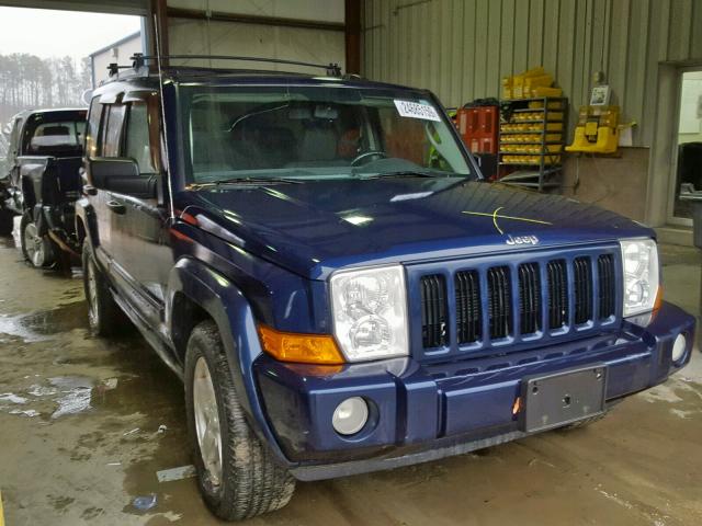 1J8HG48K76C175602 - 2006 JEEP COMMANDER BLUE photo 1