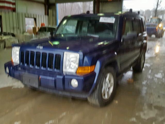 1J8HG48K76C175602 - 2006 JEEP COMMANDER BLUE photo 2