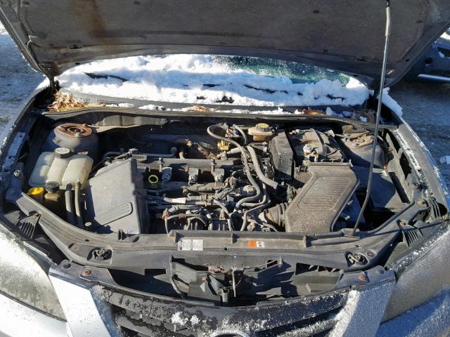 JM1BK124561416637 - 2006 MAZDA 3 S GRAY photo 7