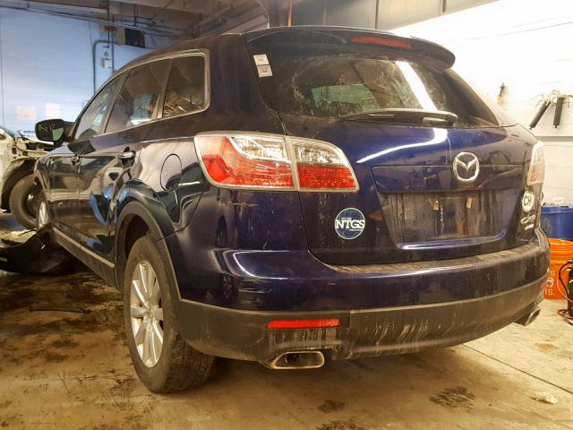 JM3TB3MA7A0222779 - 2010 MAZDA CX-9 BLUE photo 3