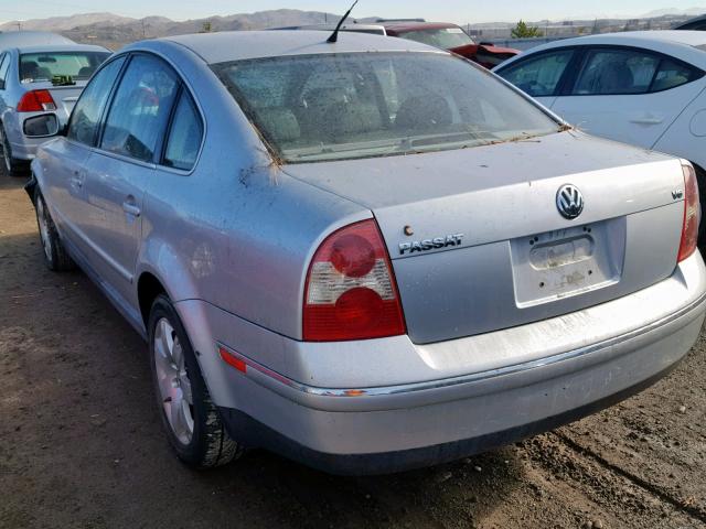 WVWRH63B21P193504 - 2001 VOLKSWAGEN PASSAT GLX 银色 照片 3