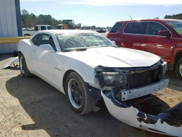 2G1FE1E31C9194769 - 2012 CHEVROLET CAMARO LS WHITE photo 1