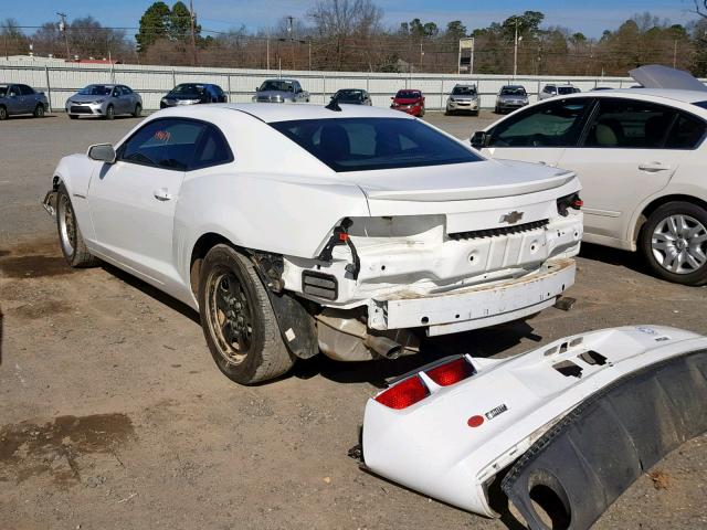 2G1FE1E31C9194769 - 2012 CHEVROLET CAMARO LS WHITE photo 3