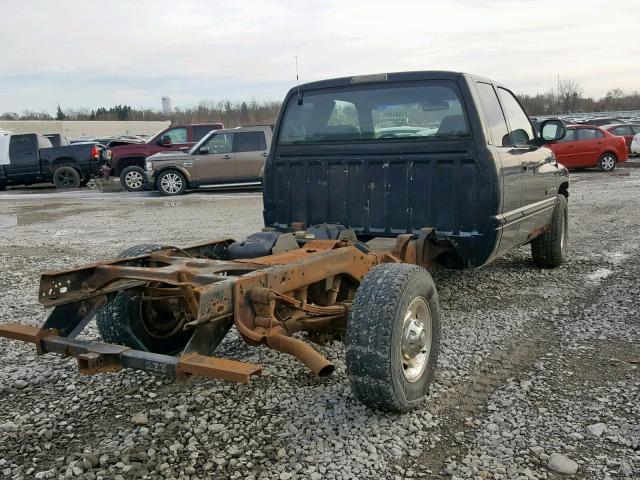 1B7KC23W21J260892 - 2001 DODGE RAM 2500 BLACK photo 4