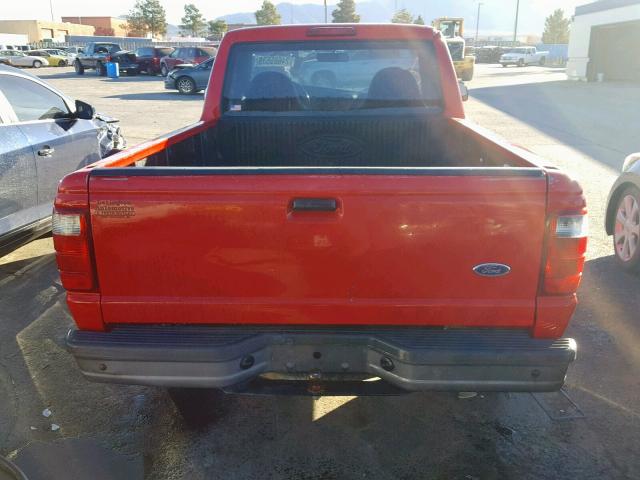 1FTYR10D12TA19207 - 2002 FORD RANGER RED photo 6