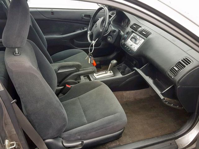 1HGEM22945L021118 - 2005 HONDA CIVIC EX GRAY photo 5