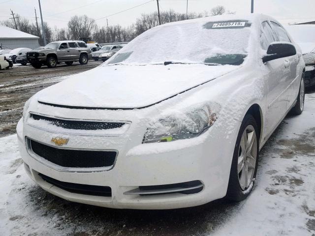 1G1ZG57B394186347 - 2009 CHEVROLET MALIBU LS თეთრი ფოტო 2