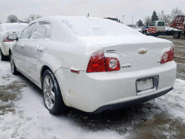 1G1ZG57B394186347 - 2009 CHEVROLET MALIBU LS თეთრი ფოტო 3