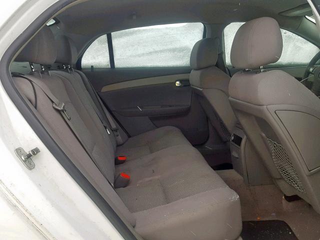 1G1ZG57B394186347 - 2009 CHEVROLET MALIBU LS თეთრი ფოტო 6