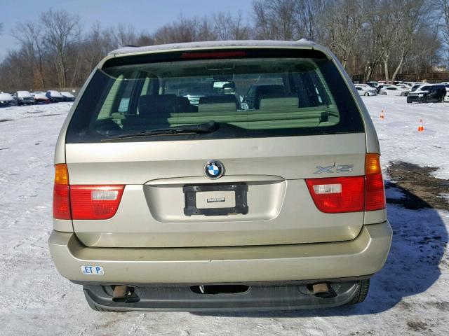 5UXFA535X3LV93198 - 2003 BMW X5 3.0I GOLD photo 9