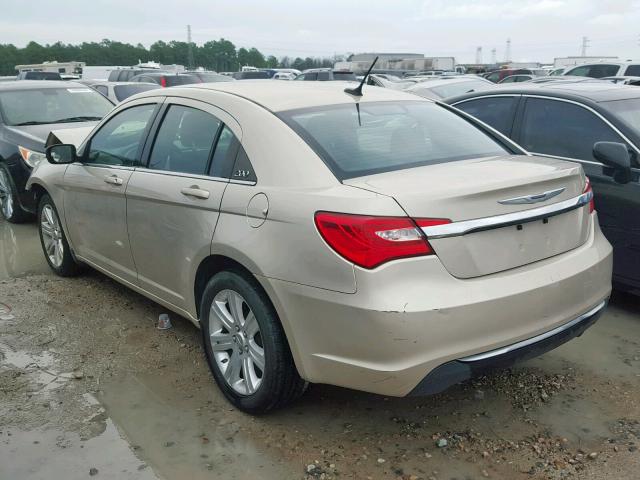 1C3CCBBBXDN734799 - 2013 CHRYSLER 200 TOURIN TAN photo 3