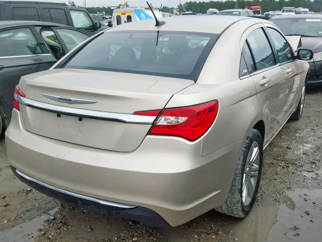 1C3CCBBBXDN734799 - 2013 CHRYSLER 200 TOURIN TAN photo 4