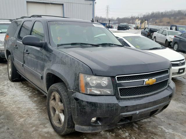 1GNFK16327J238259 - 2007 CHEVROLET SUBURBAN K BLACK photo 1