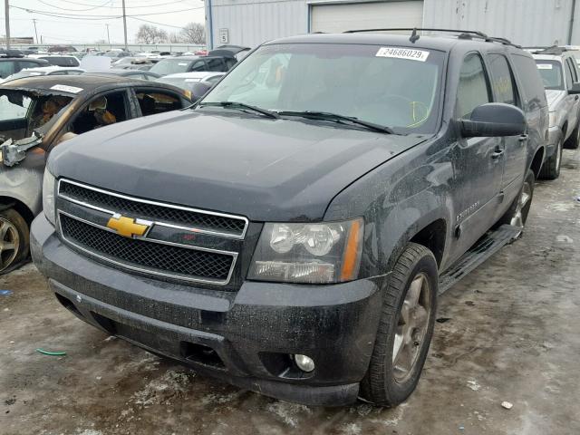 1GNFK16327J238259 - 2007 CHEVROLET SUBURBAN K BLACK photo 2