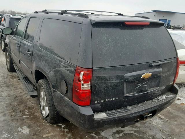 1GNFK16327J238259 - 2007 CHEVROLET SUBURBAN K BLACK photo 3