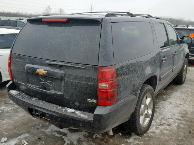 1GNFK16327J238259 - 2007 CHEVROLET SUBURBAN K BLACK photo 4