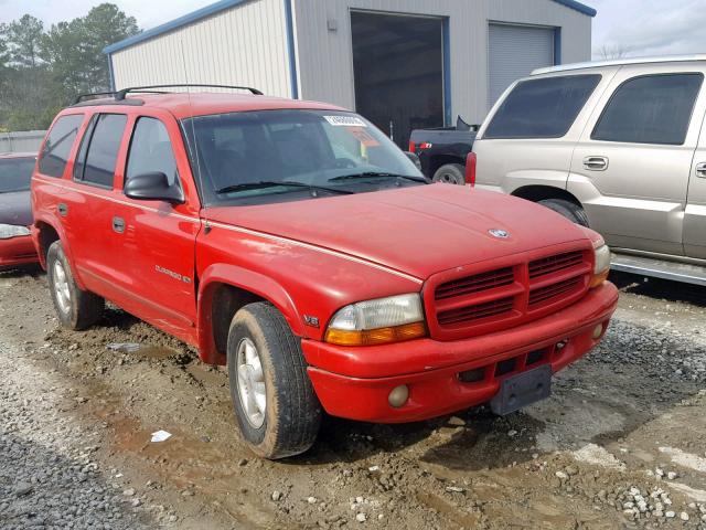 1B4HR28Z5YF235474 - 2000 DODGE DURANGO RED photo 1