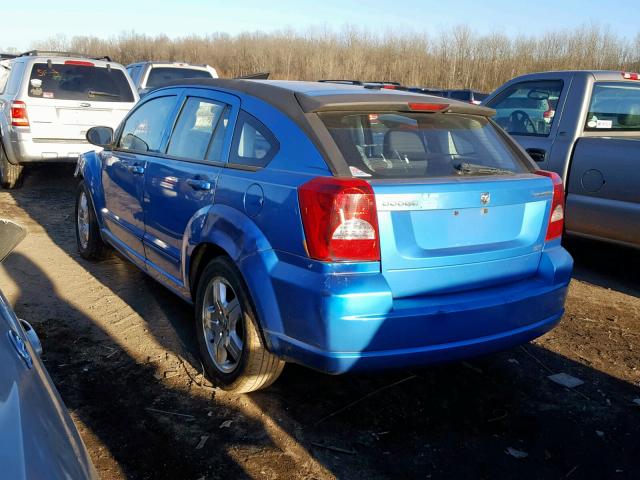 1B3HB48AX9D162551 - 2009 DODGE CALIBER SX BLUE photo 3