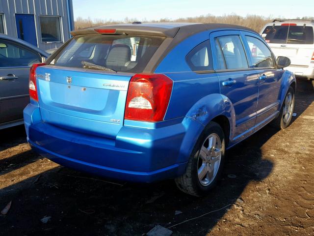 1B3HB48AX9D162551 - 2009 DODGE CALIBER SX BLUE photo 4