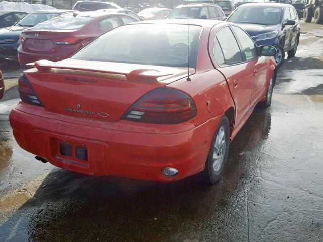 1G2NF52E43C178754 - 2003 PONTIAC GRAND AM S RED photo 4