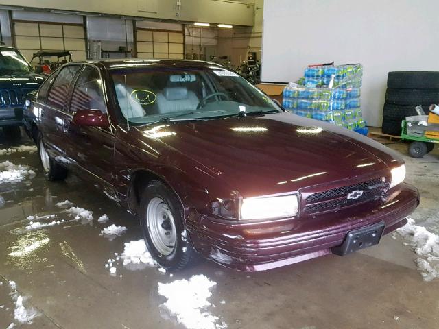 1G1BL52P0SR126373 - 1995 CHEVROLET IMPALA  SS RED photo 1