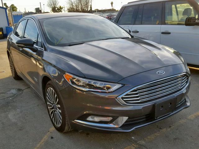 3FA6P0SU2JR253219 - 2018 FORD FUSION TIT GRAY photo 1