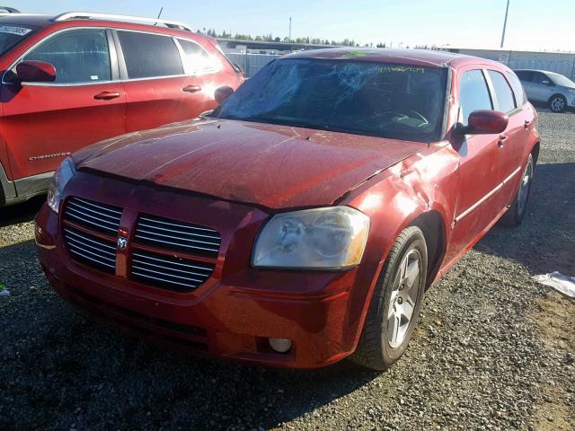 2D4FV47V76H462793 - 2006 DODGE MAGNUM SXT RED photo 2