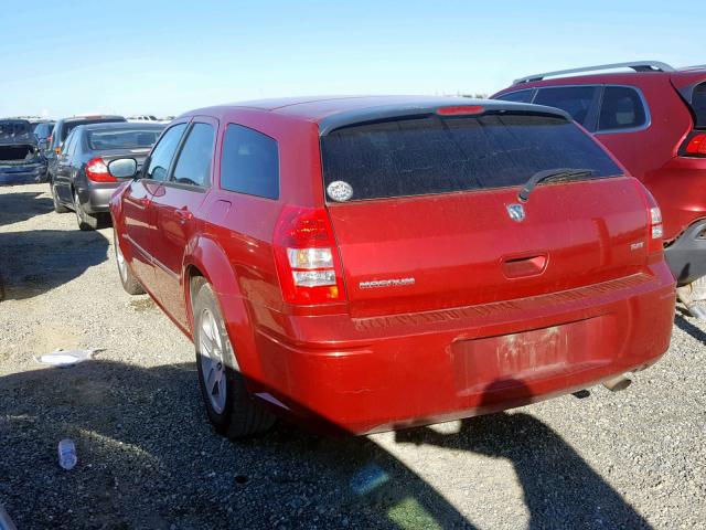 2D4FV47V76H462793 - 2006 DODGE MAGNUM SXT RED photo 3