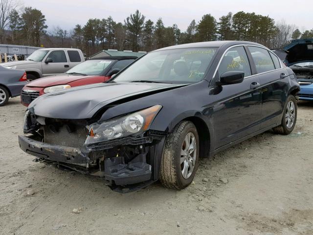 1HGCP2F66BA095470 - 2011 HONDA ACCORD SE BLACK photo 2