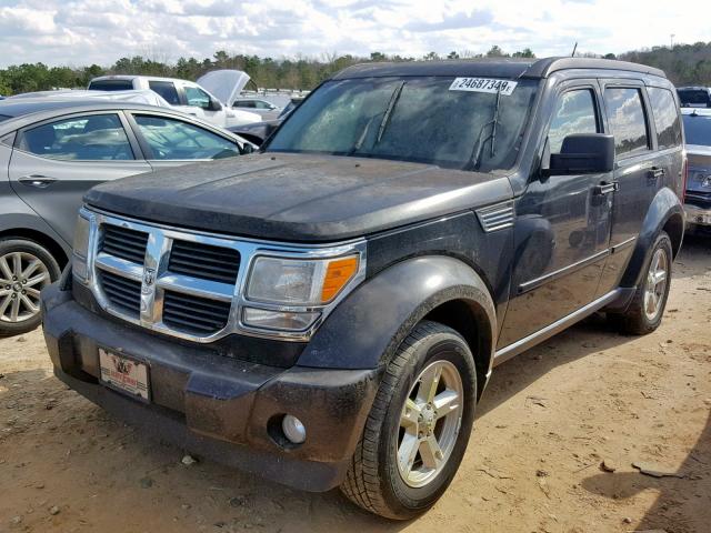 1D8GT28K78W104308 - 2008 DODGE NITRO SXT BLACK photo 2