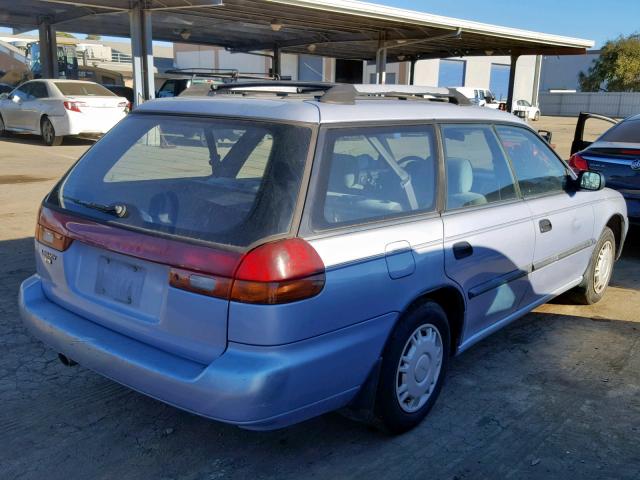 4S3BK6356S6359950 - 1995 SUBARU LEGACY L/O BLUE photo 4