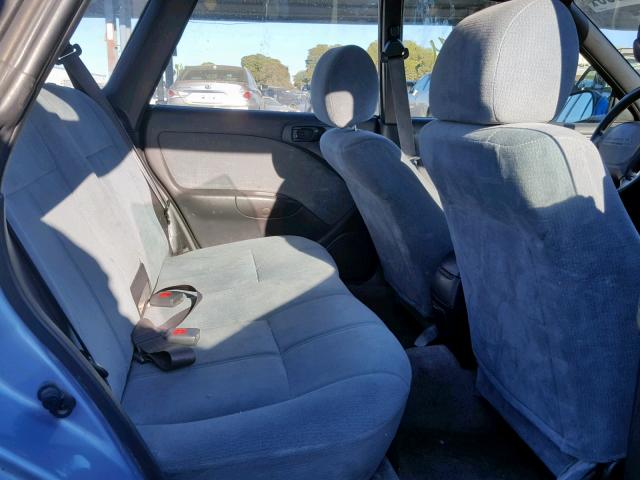 4S3BK6356S6359950 - 1995 SUBARU LEGACY L/O BLUE photo 6