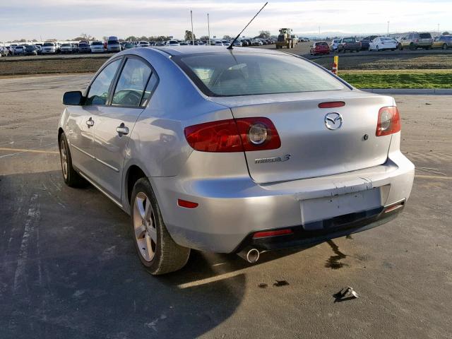 JM1BK12G461458422 - 2006 MAZDA 3 I GRAY photo 3