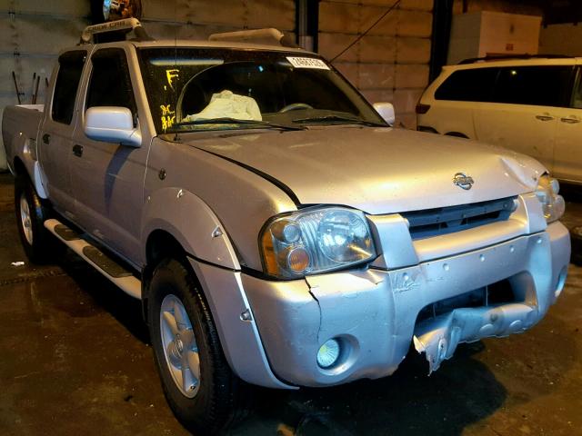 1N6ED27T91C378255 - 2001 NISSAN FRONTIER C SILVER photo 1