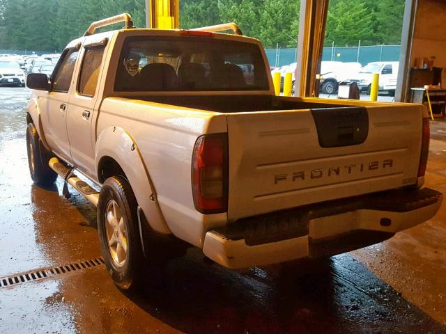 1N6ED27T91C378255 - 2001 NISSAN FRONTIER C SILVER photo 3