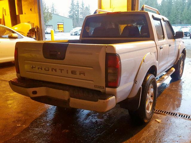 1N6ED27T91C378255 - 2001 NISSAN FRONTIER C SILVER photo 4