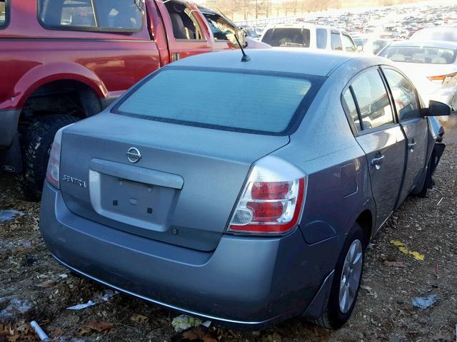 3N1AB61E98L765589 - 2008 NISSAN SENTRA 2.0 GRAY photo 4