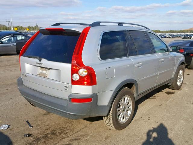 YV4CZ852861255278 - 2006 VOLVO XC90 V8 SILVER photo 4