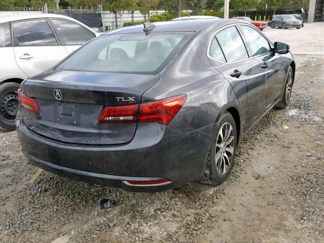 19UUB1F3XFA009537 - 2015 ACURA TLX BLACK photo 4